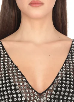 Abito in seta con paillettes