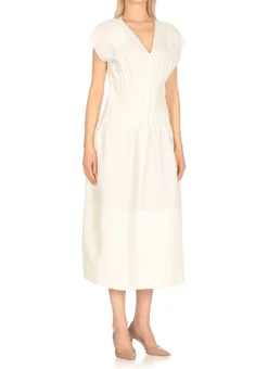 Abito in viscosa e lino