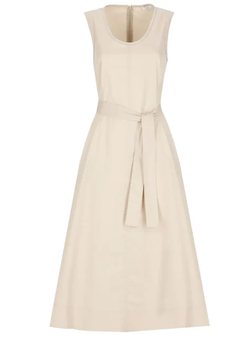 Abito midi in cotone