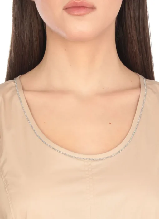Abito midi in cotone