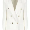 Blazer doppio petto in crepe