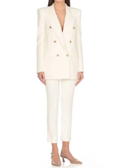 Blazer doppio petto in crepe