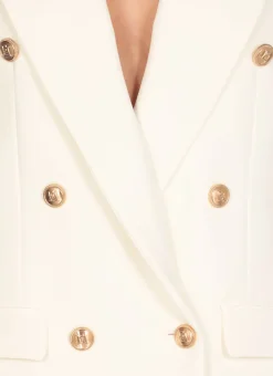 Blazer doppio petto in crepe