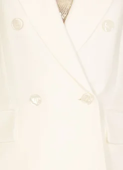 Blazer doppiopetto in viscosa