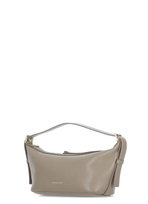 Borsa in pelle martellata