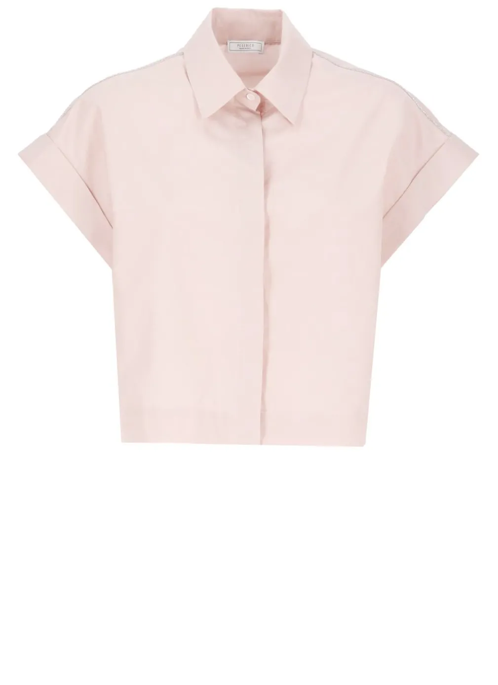 Camicia con dettagli in punto luce