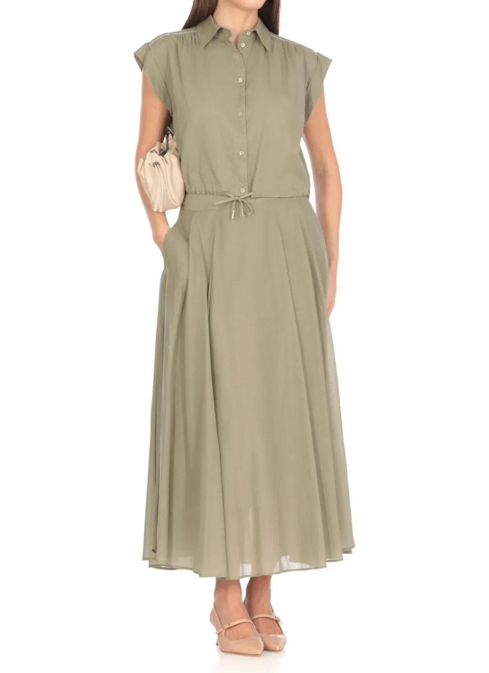 Camicia con dettagli in punto luce