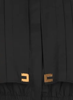 Camicia cropped in cotone