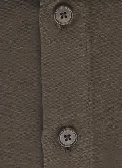 Camicia in lino e cotone