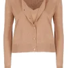 Cardigan in seta e lino