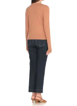 Cardigan in seta e lino