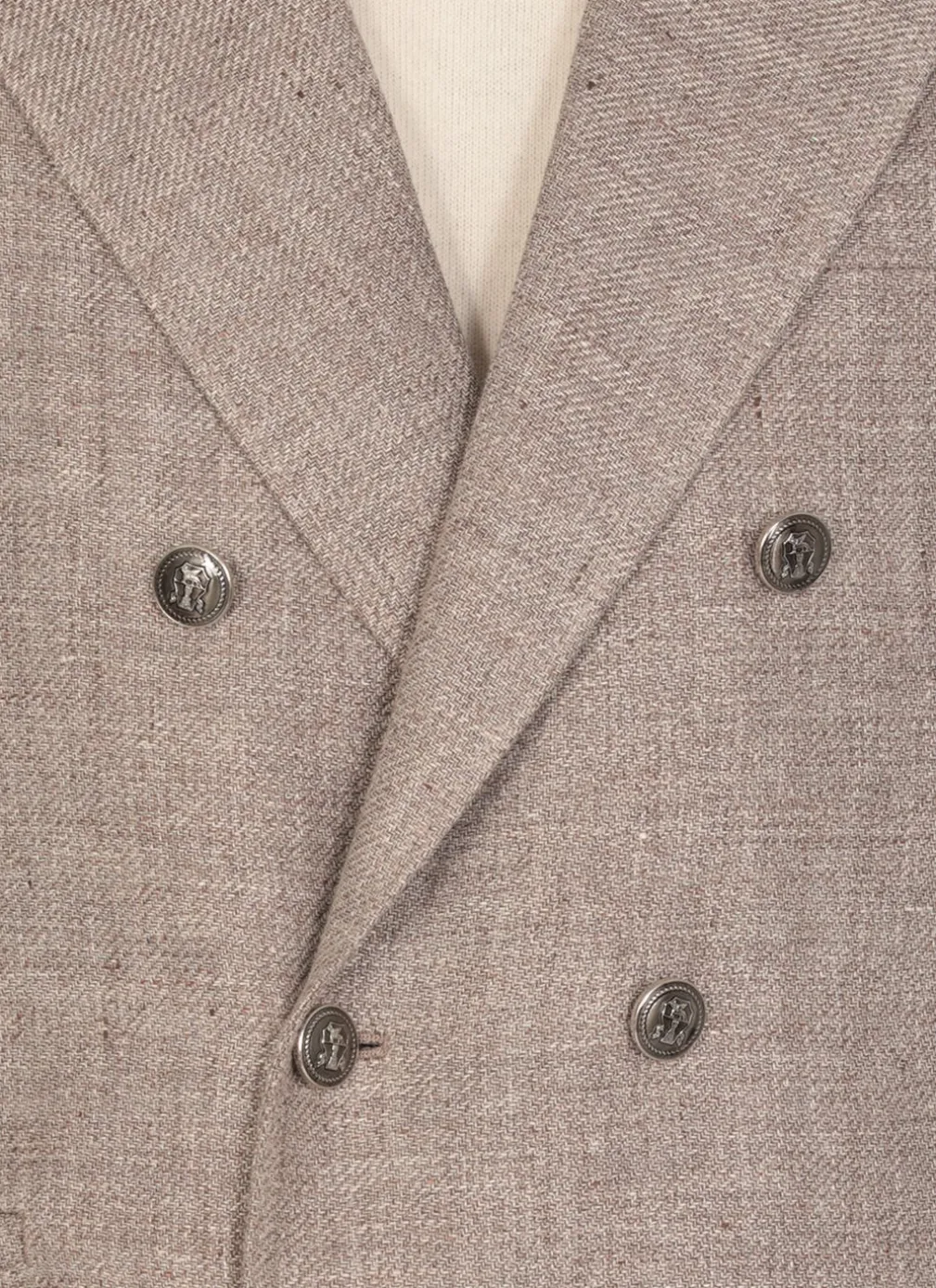 Giacca doppiopetto in lino