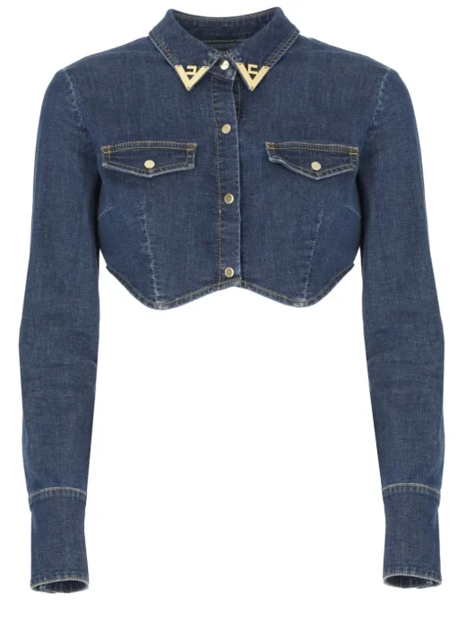 Giacca jeans cropped