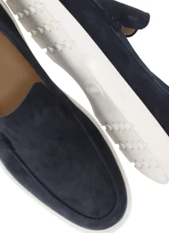 Mocassini in pelle scamosciata