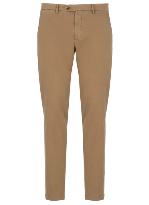 Pantaloni in cotone e lino