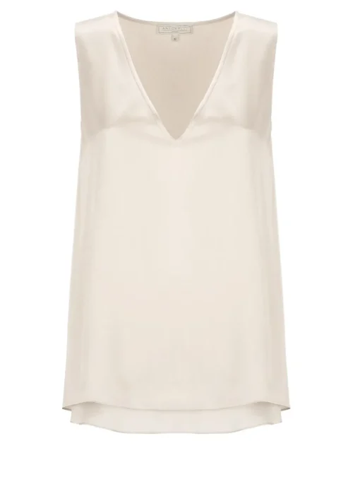 Top in misto seta