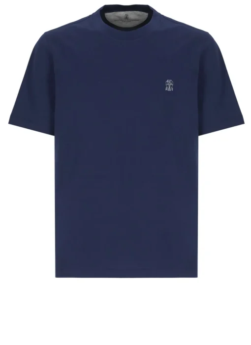T-shirt in cotone con logo