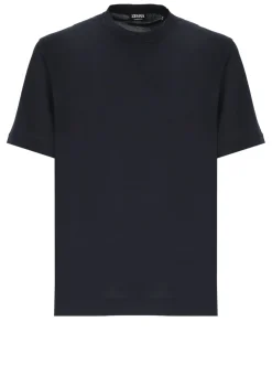 T-shirt in cotone e seta
